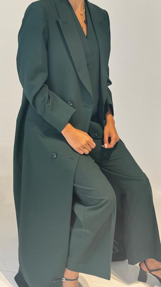 Signature Green Abaya - Full Set