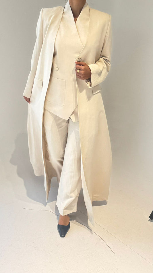 Cream Beige - Abaya Only