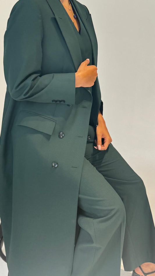 Signature Green Blazer - Abaya Only