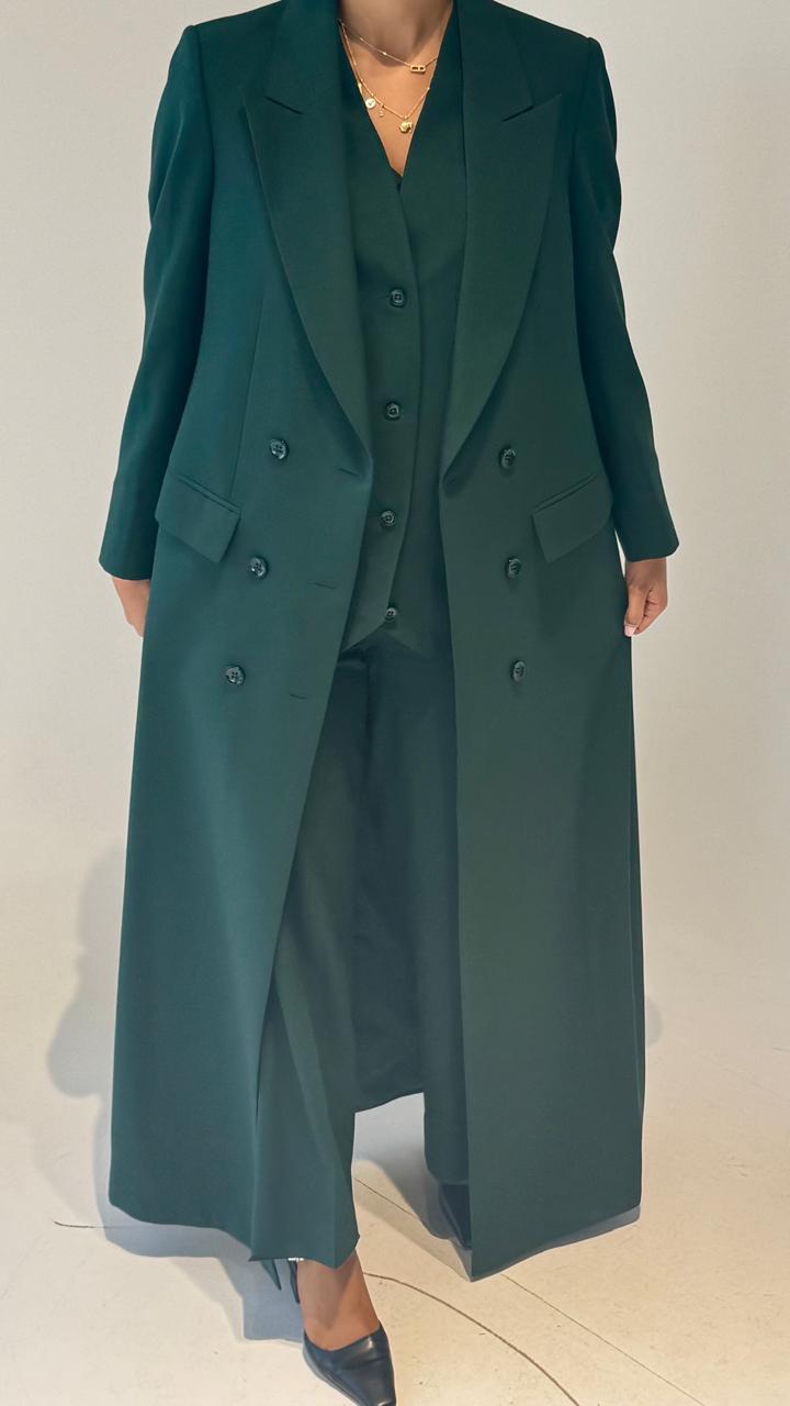 Signature Green Abaya - Full Set