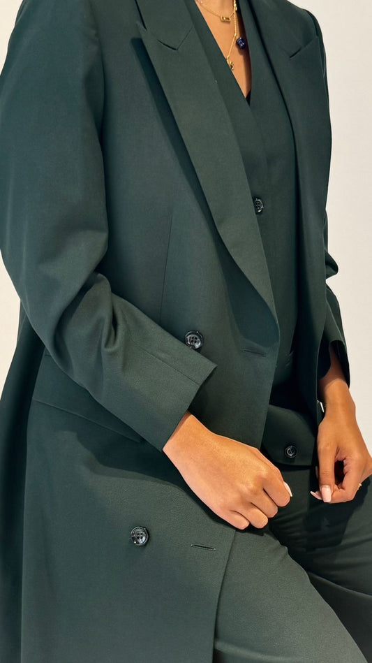 Signature Green Abaya - Full Set